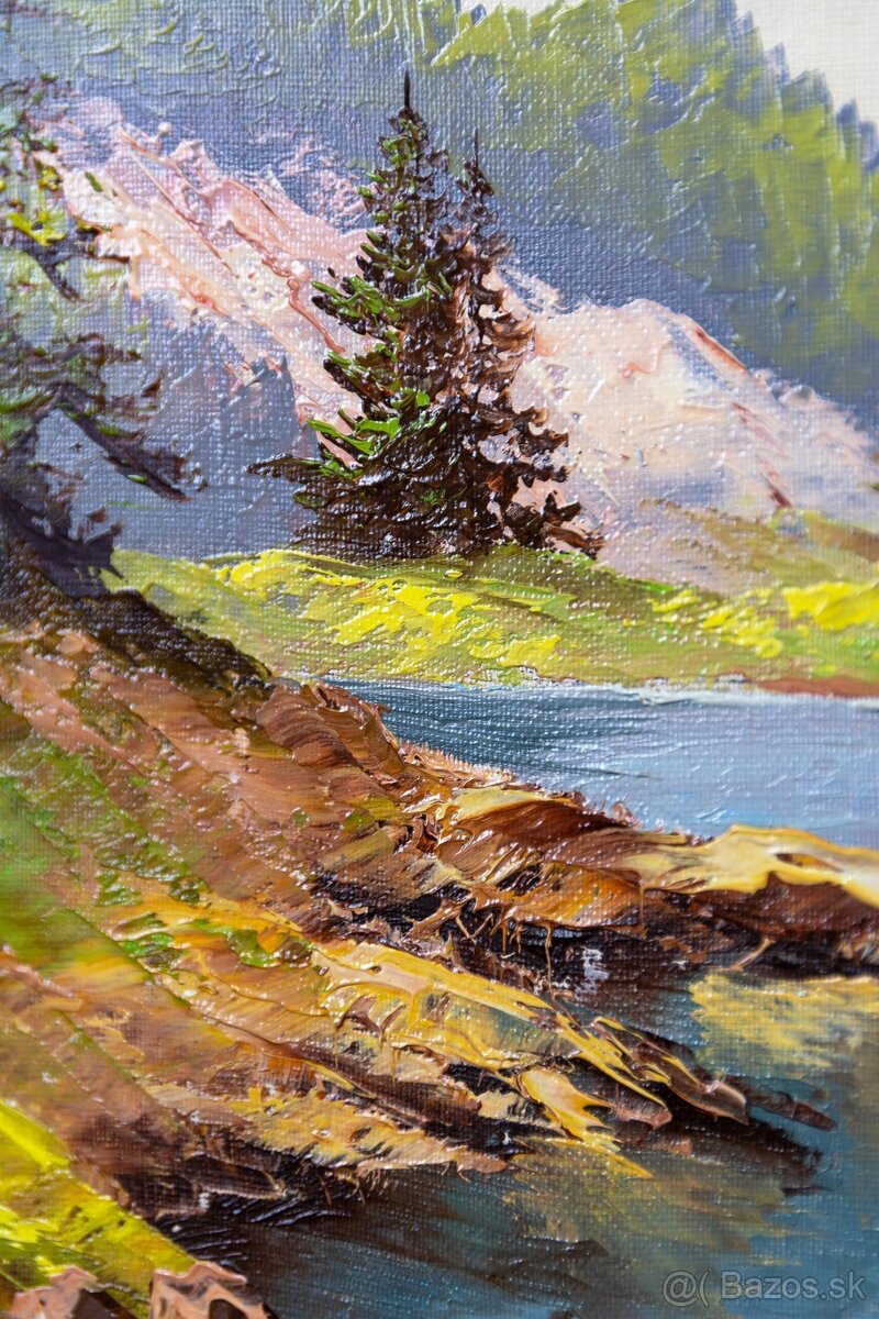 Hory a jazero, H.Dolanski, 710 × 610 mm - 7