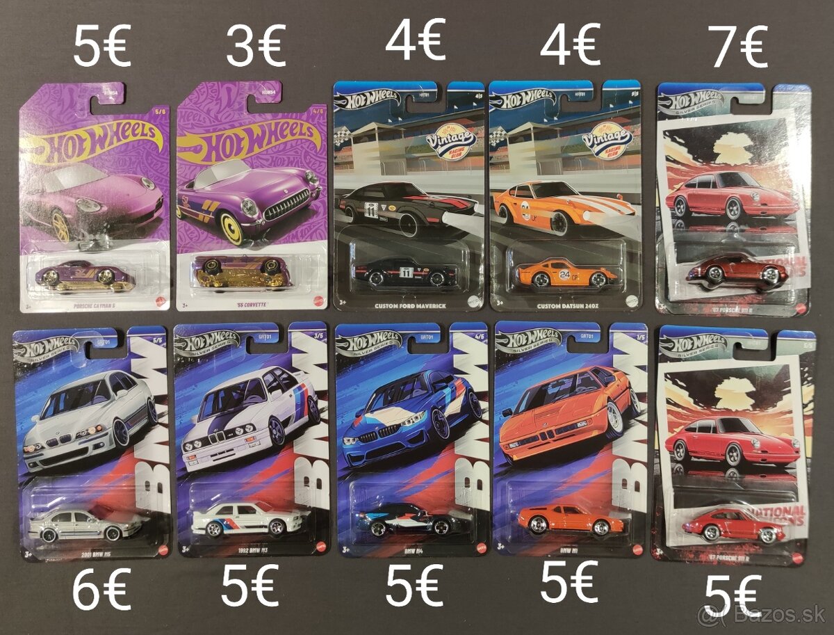Hot Wheels kusovky zo sérií - 7