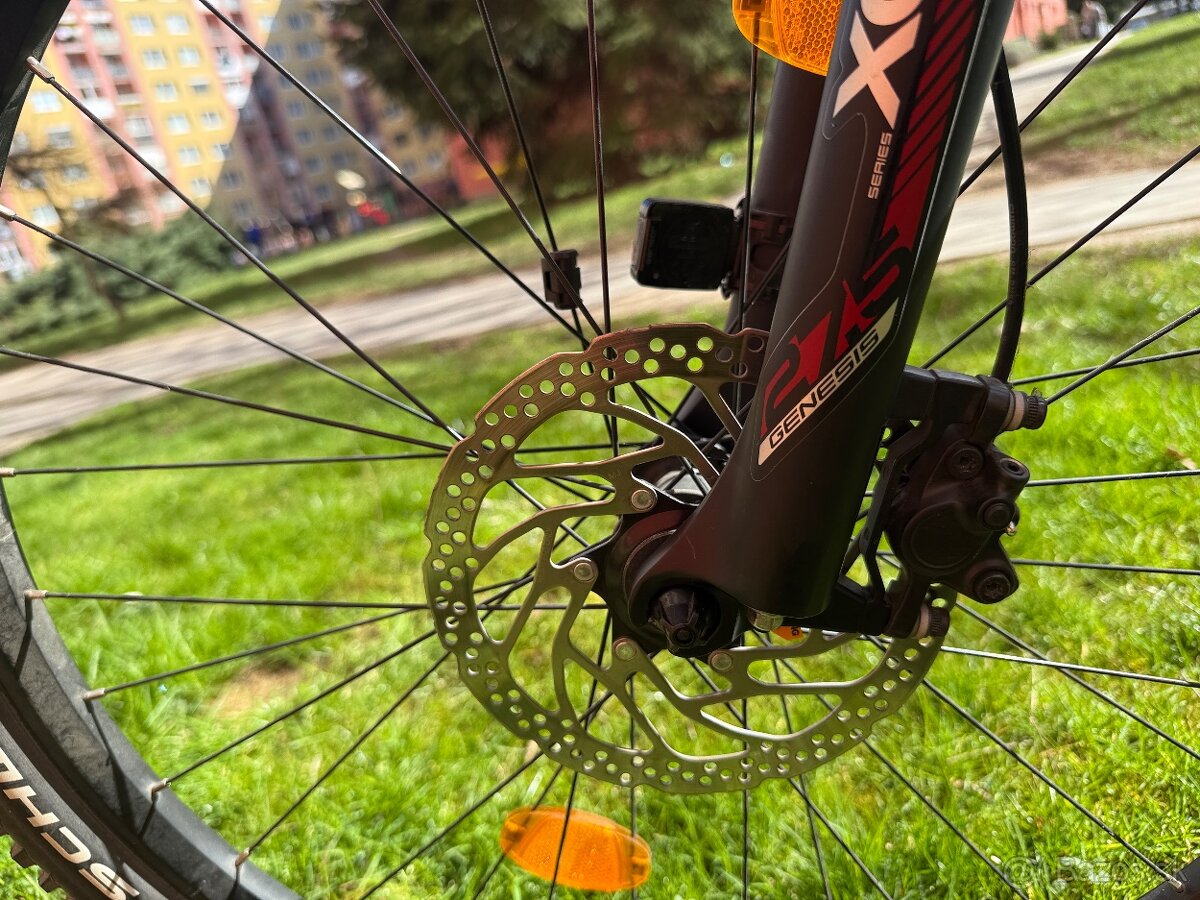 Genesis 27.5” + detská sedačka Hamax, ako nový - 7