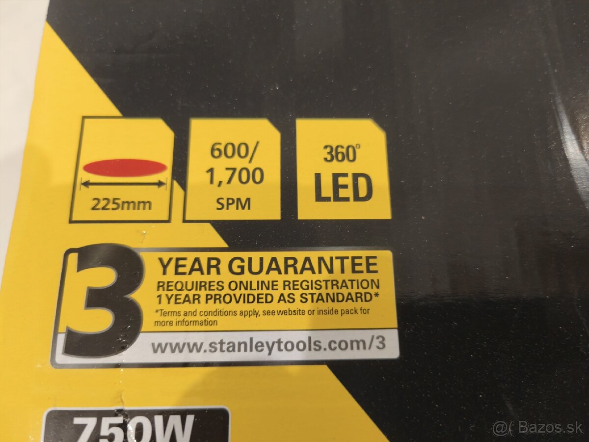 Stanley FatMax SFMEE500S, 750W, 1x použitá + brúsne kotúče - 7