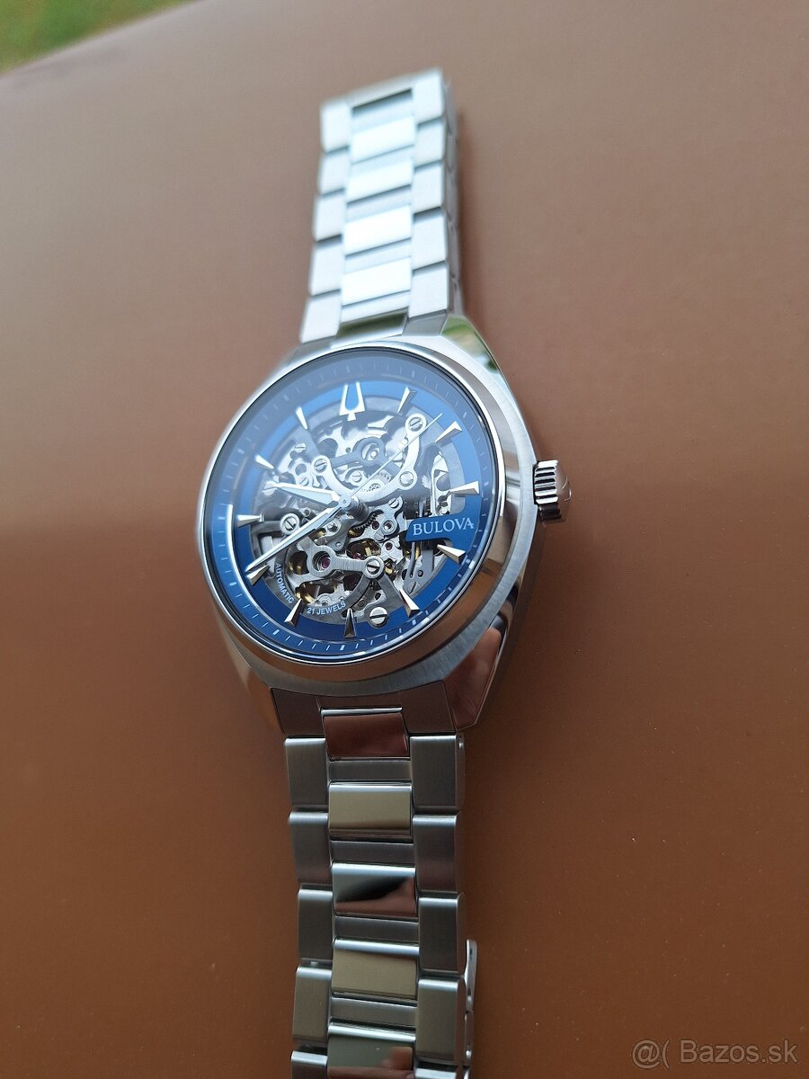 Predám hodinky Bulova Surveyor Automatic Skeleton 96A292 - 7