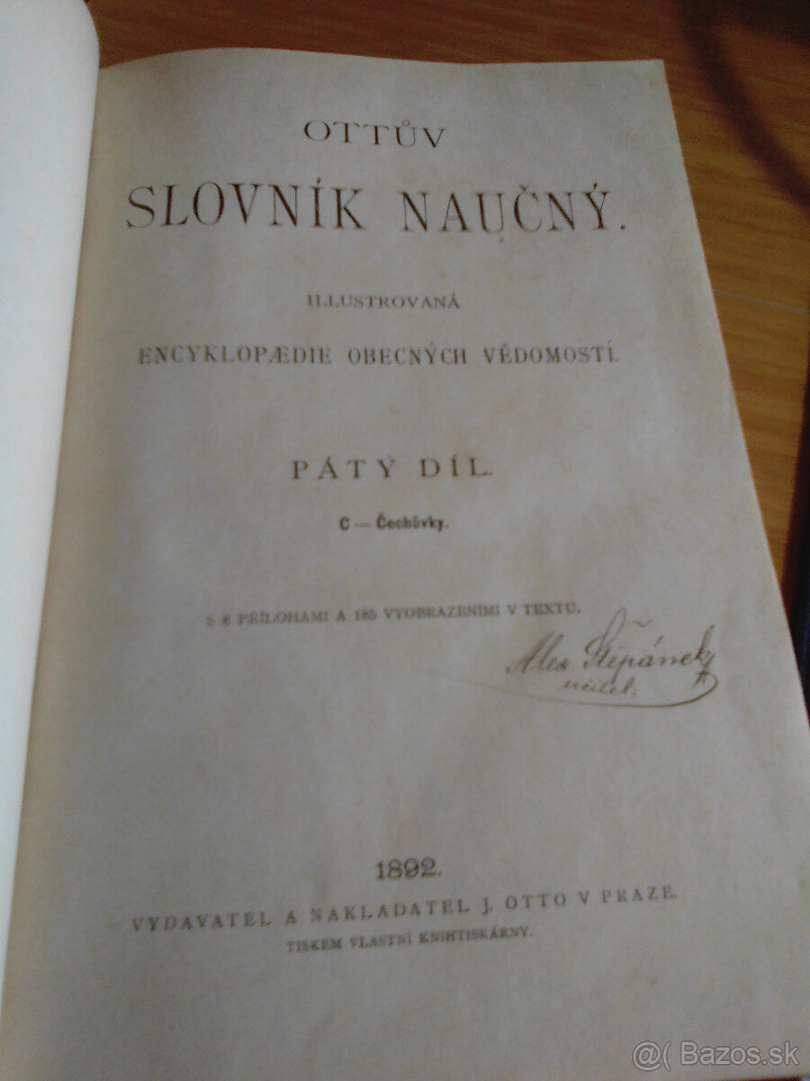 Originál Ottuv Slovník naučný - V 1892 - 7