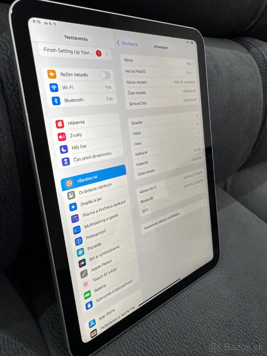 Nový Apple iPad 10.Gen 10.9”64gb Wifi Silver záruka - 7
