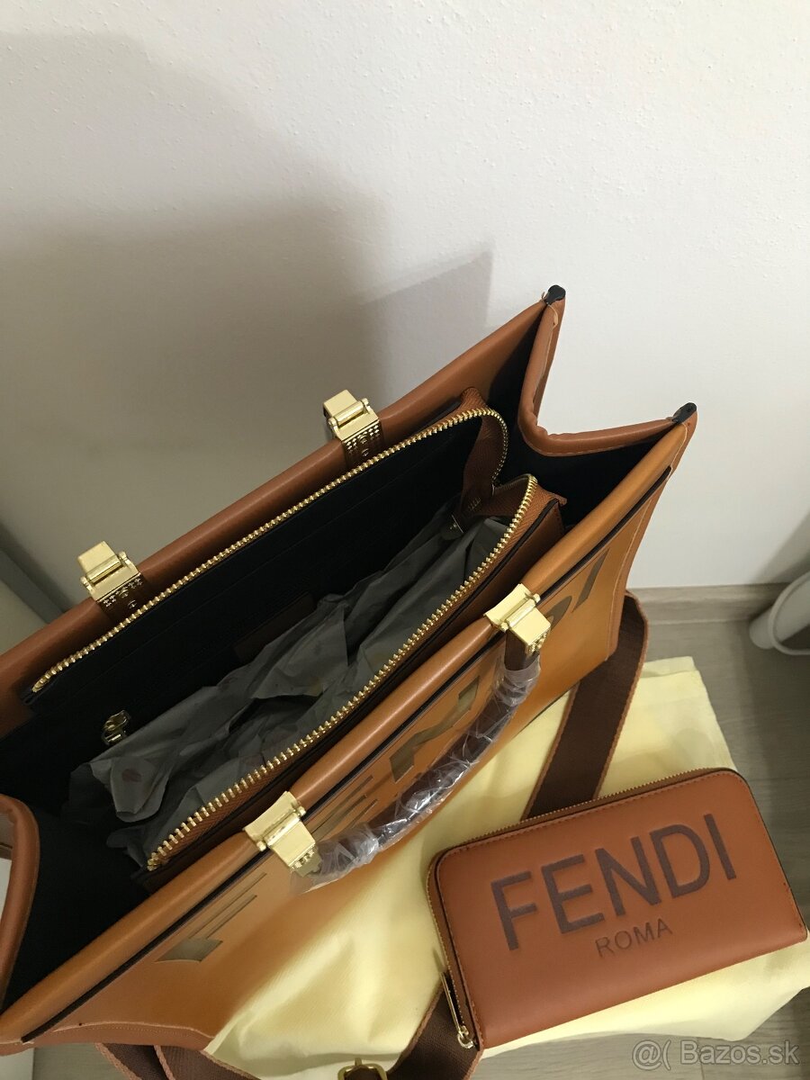 FENDI / set kabelka+peňaženka - 7
