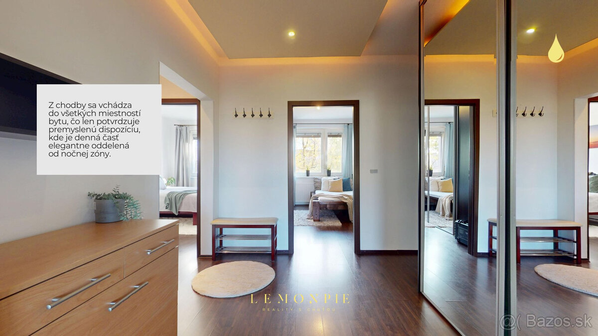 NA PREDAJ PRIESTRANNÝ 3-IZBOVÝ BYT S LODŽIOU V RUŽINOVE - 7