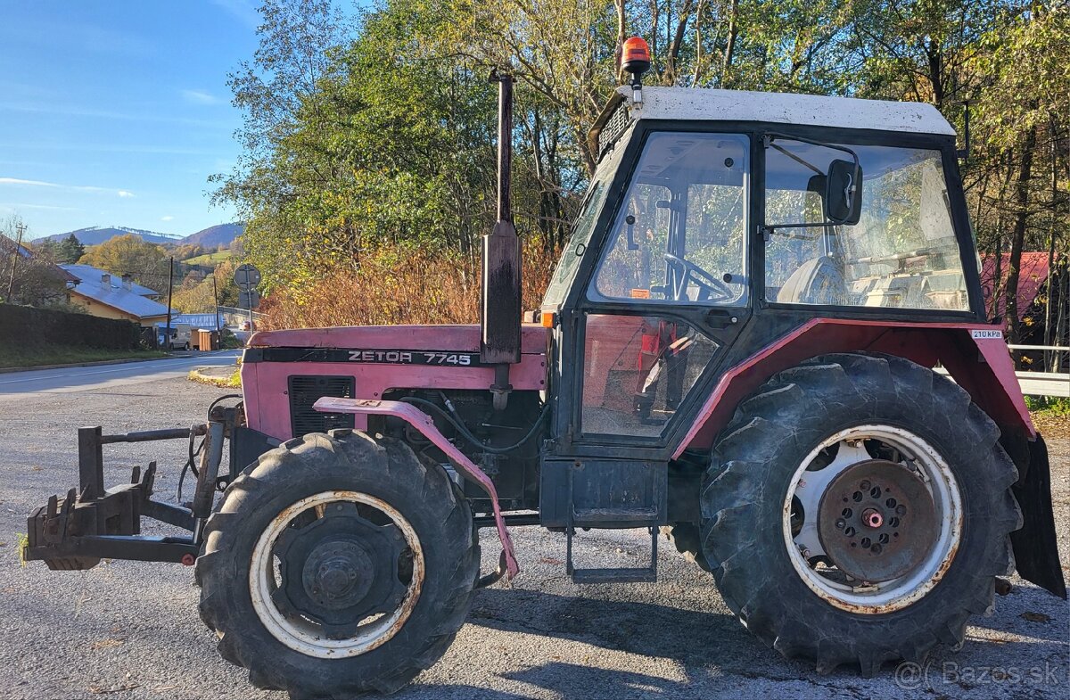Predam traktor zetor 7745 s TP,ŠPZ - 7