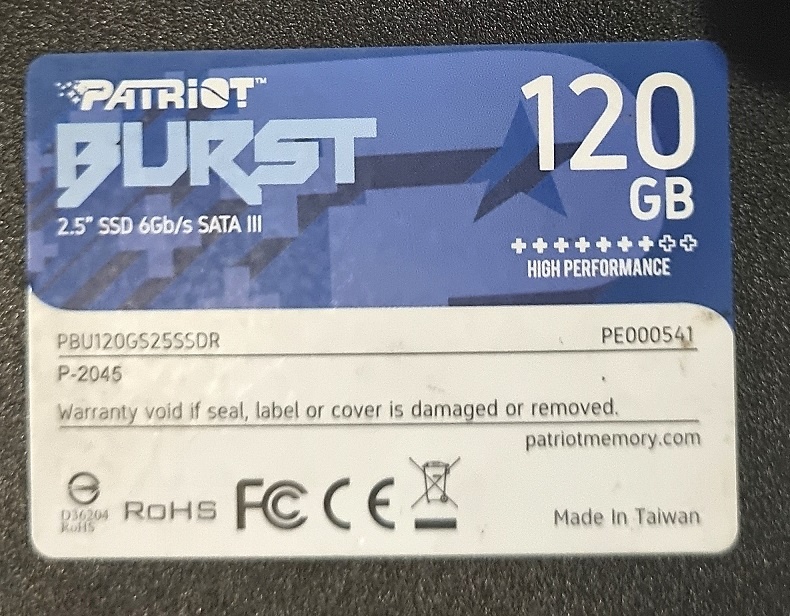 5x SSD disk - použité - 7