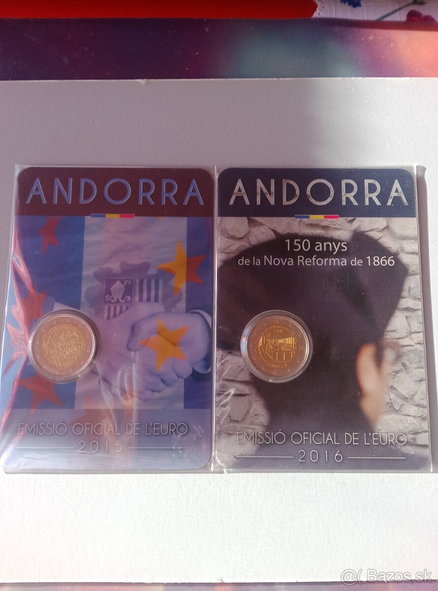 Euromince Andorra karty - 7