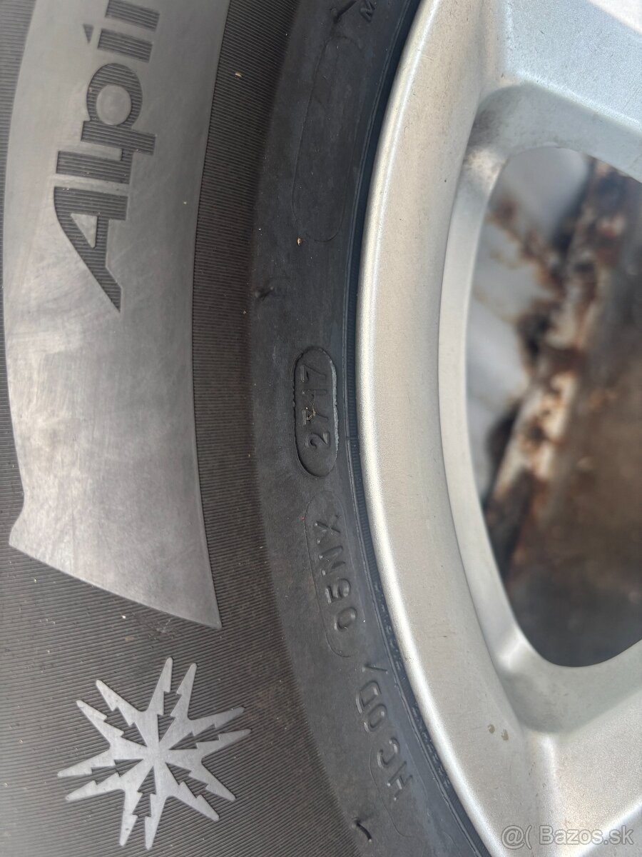 alu enzo 6,5x16 et 33 5x112+215/65 r 16 michelin a5 - 7