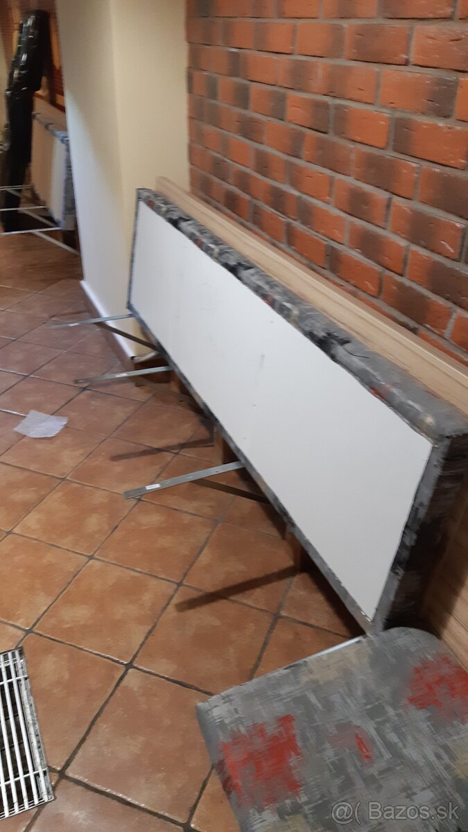 Čalúnená lavica sedenie / kaviareň, pub reštaurácia/ - 7