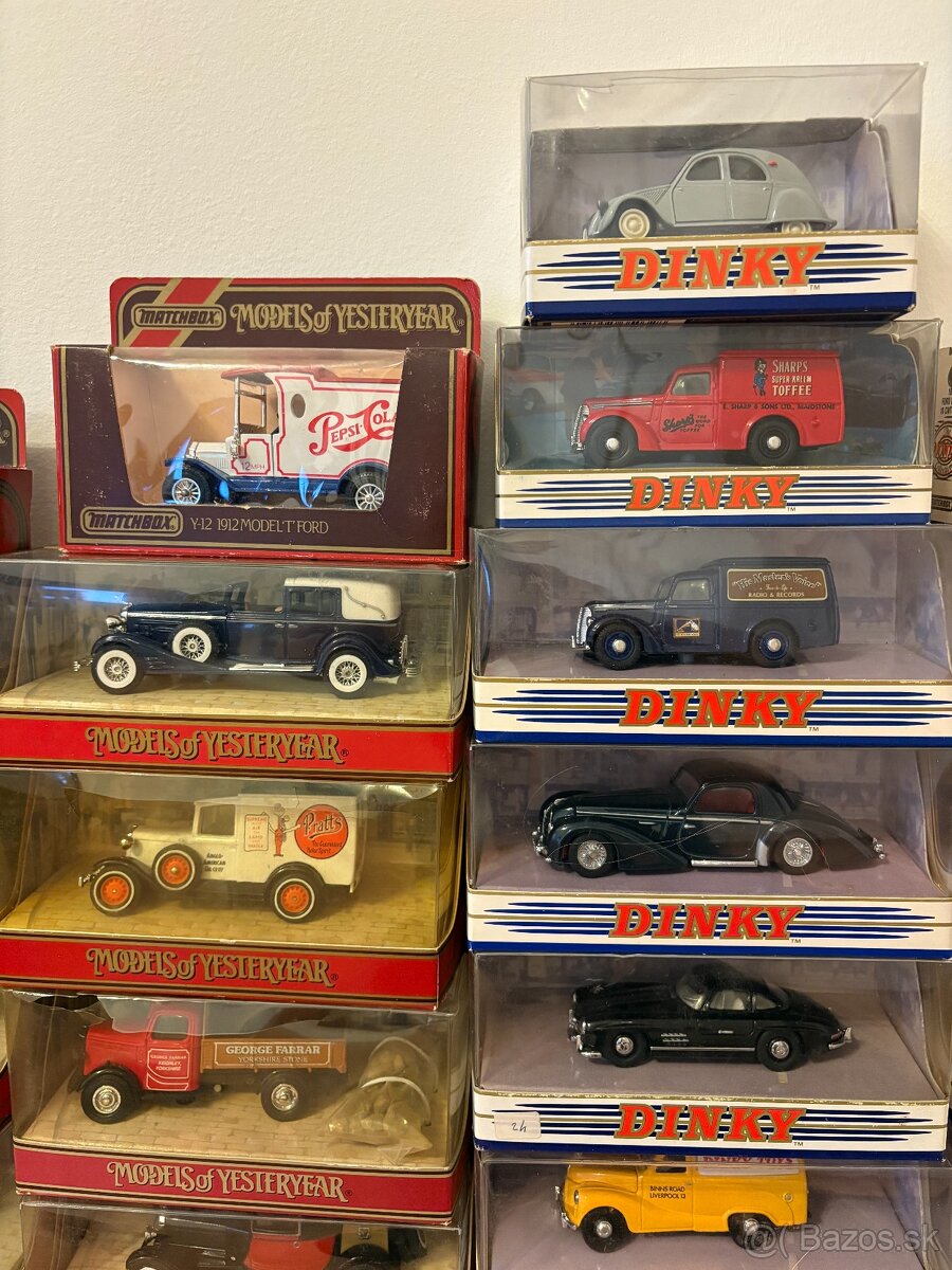 Zbierka kovových modelov Dinky Matchbox Models of yesteryear - 7