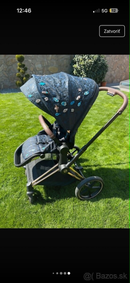Prémiový kočík CYBEX (kompletný set 3v1) – TOP stav - 7