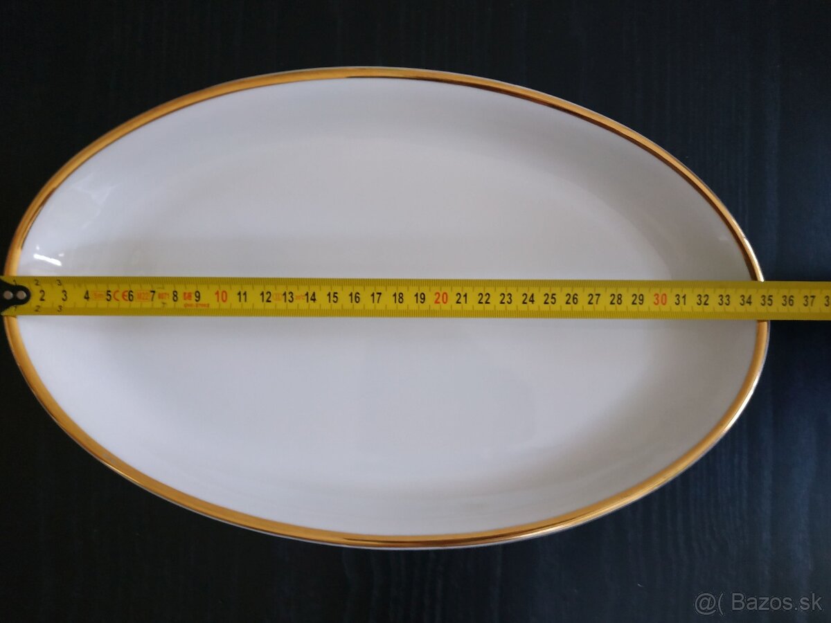 Sada tanierov z porcelánu - závod Nová Role,-PREDANE- - 7