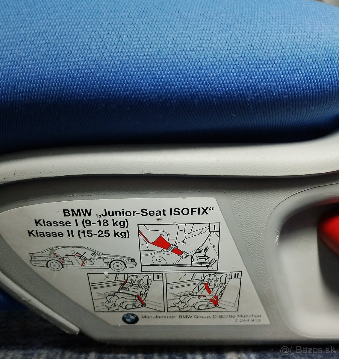 Detská autosedačka značky BMW s ISOFIXOM . - 7