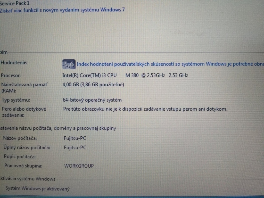 predám na diely notebooky FUJITSU. - 7