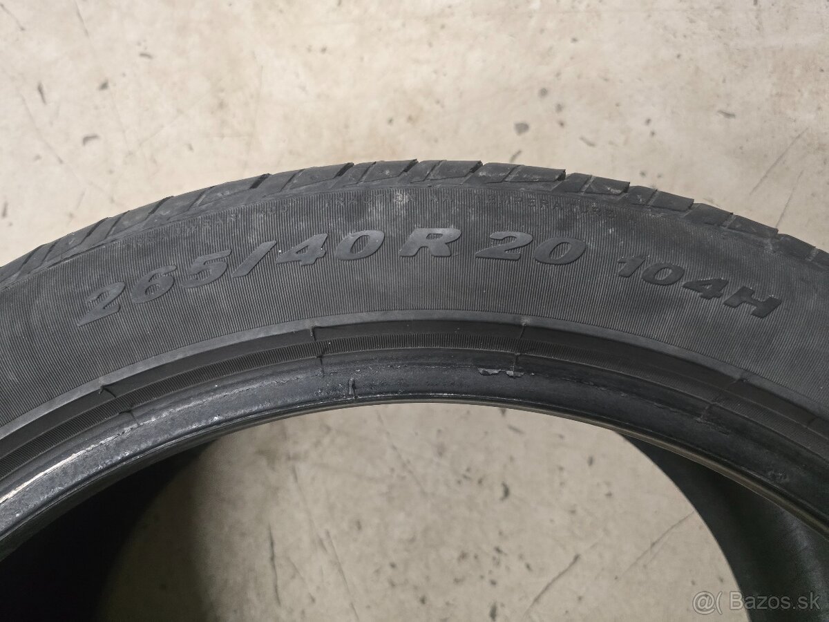 Predam pneumatiky Pirelli 265/40 R20 - 7