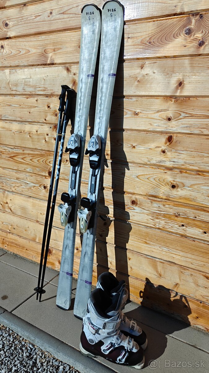LYŽE ELAN WHITE MAGIC 158CM + SALOMON QST R70 25CM - 7