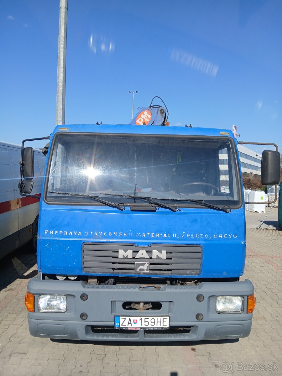 Predam valnik Man z hydraulickou rukou - 7