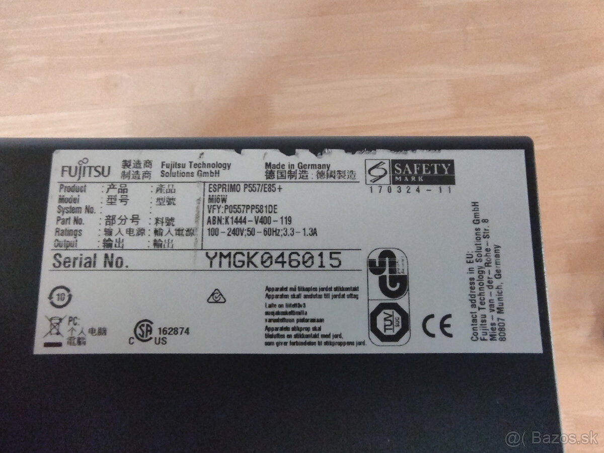 Počítače Fujitsu Esprimo P557/E85+ - i5 7400 - 7