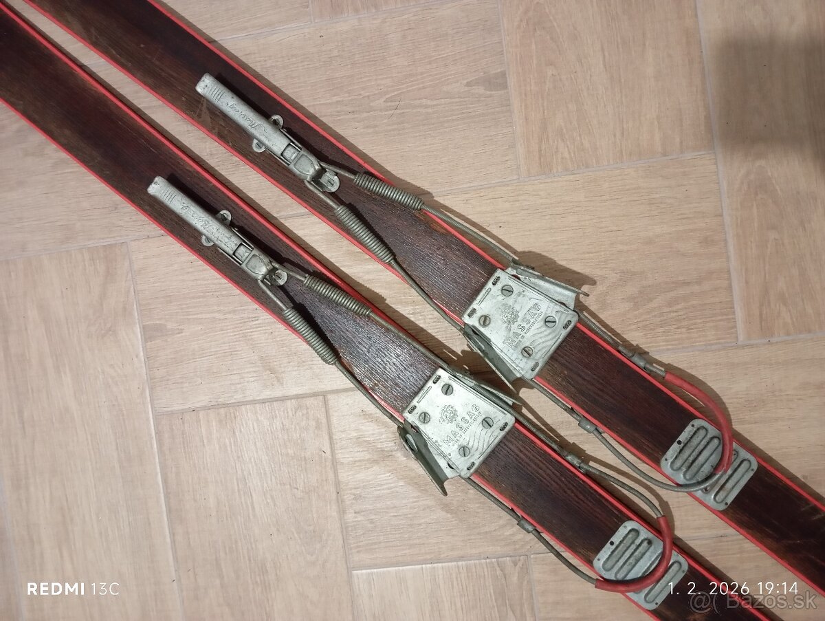 Staré drevené lyže - 7