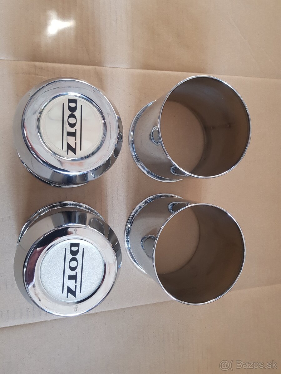 Predám 4x úplne nové chrómove krytky nábojov na SUV , OFFRO - 7