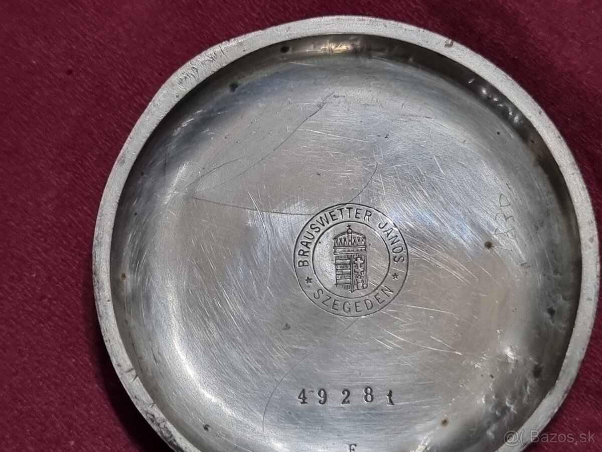 Strieborné, vreckové hodinky. - 7