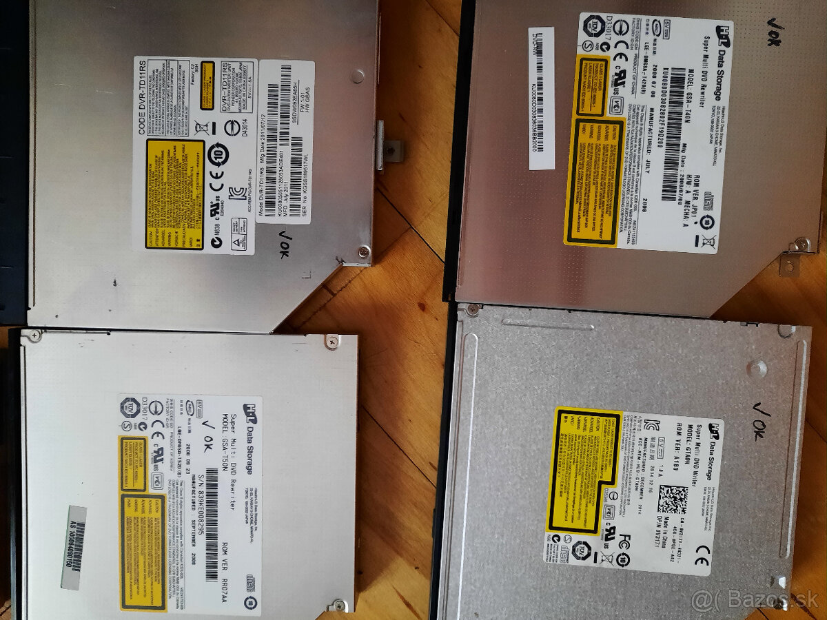 CD/DVD mechaniky pre PC a notebooky, SATA/IDE - 7