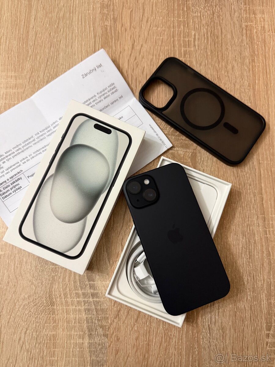 Apple iPhone 15 Black 128GB - 7