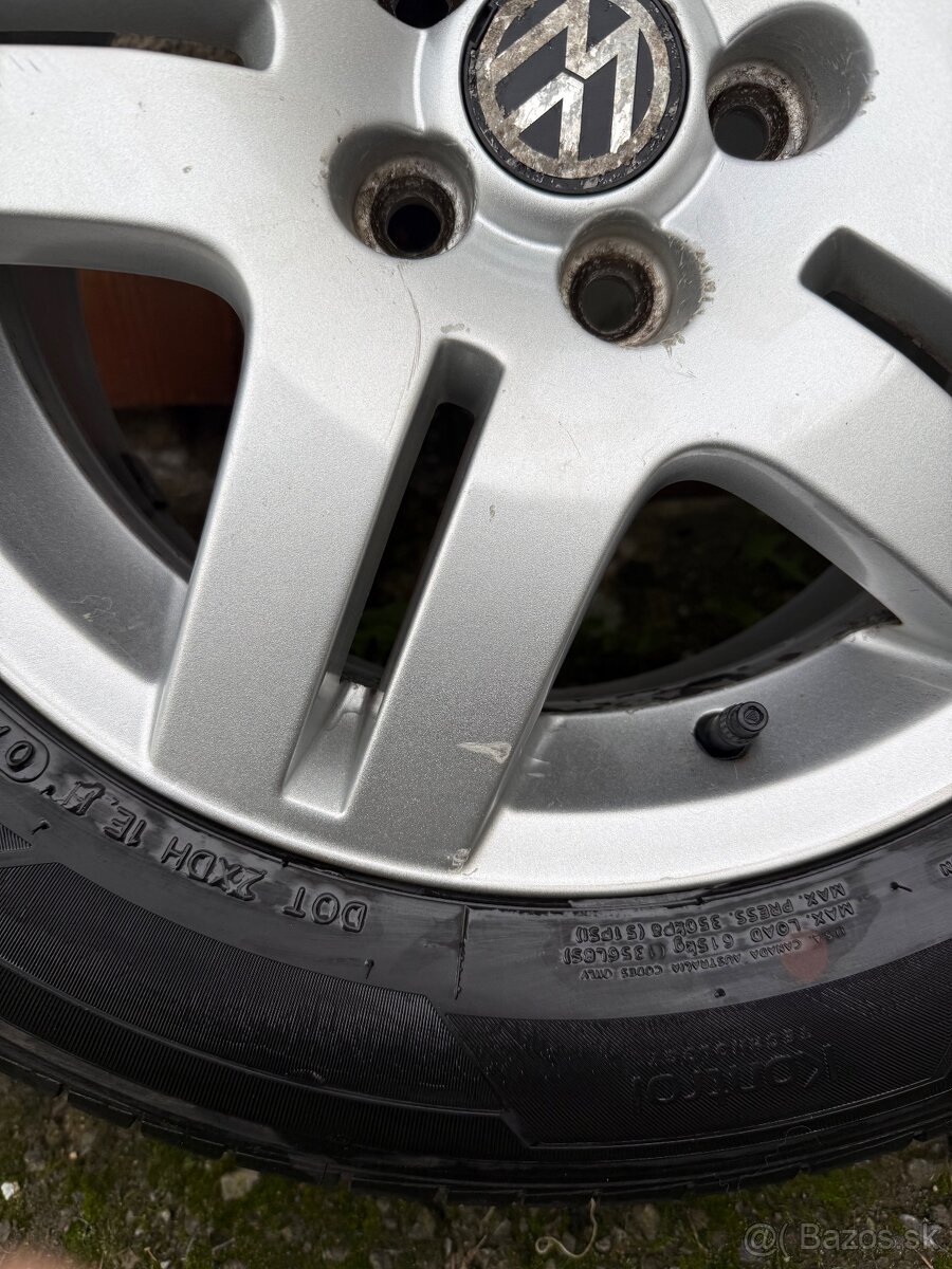 VW original elektrony + pneu R15 195/65 - 7