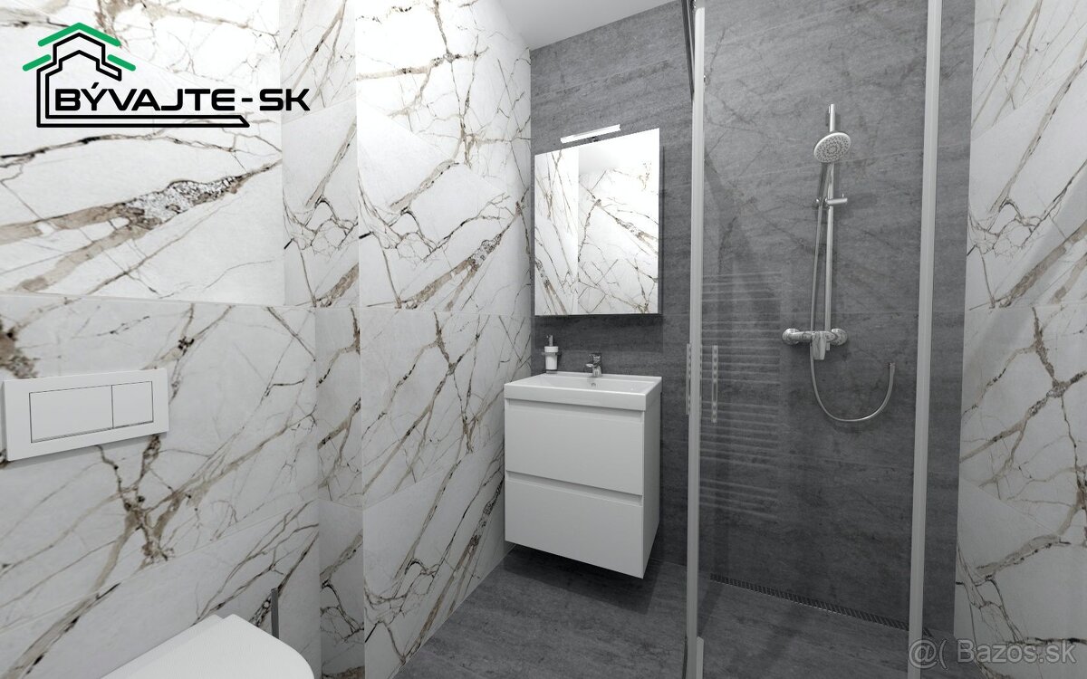 Dvojizbový byt s garážou a priestrannou lódžiou v Novom proj - 7