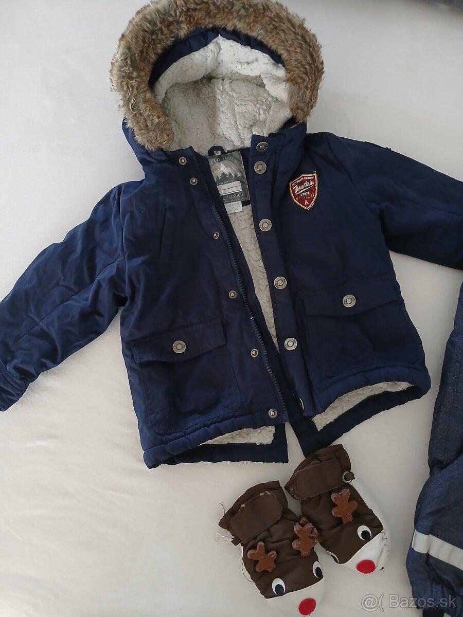 Balík zimného oblečenia chlapec veľkosť 92 - 12 kusov - 7