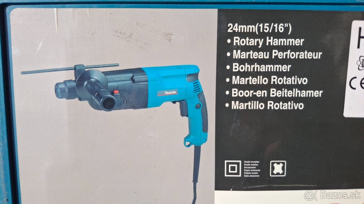 Makita elektronické vŕtacie a sekacie kladivo - 7