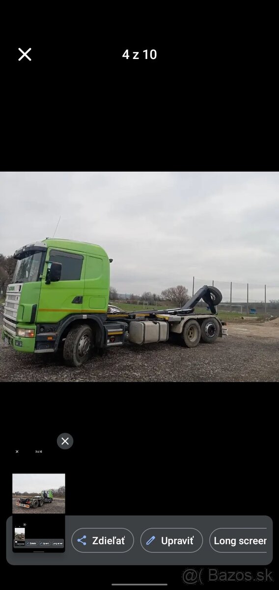 Scania V8 hakový nosič kontajnerov - 7