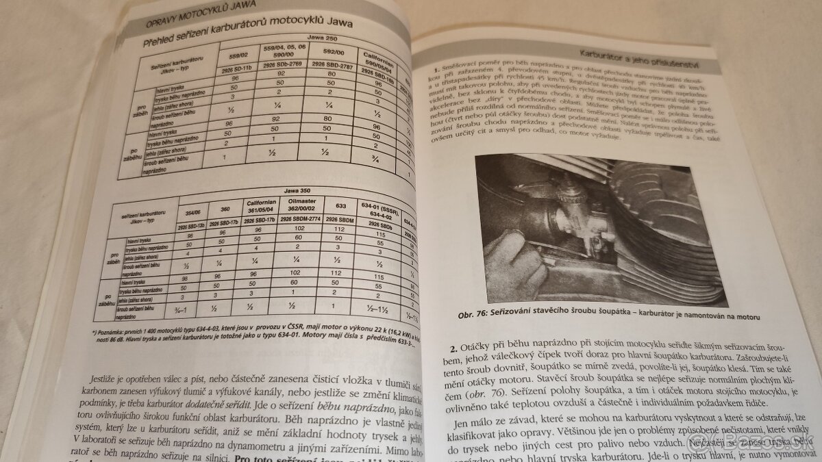 Jawa 250 / 350 údržba, opravy a seřizování motocyklů manuál - 7