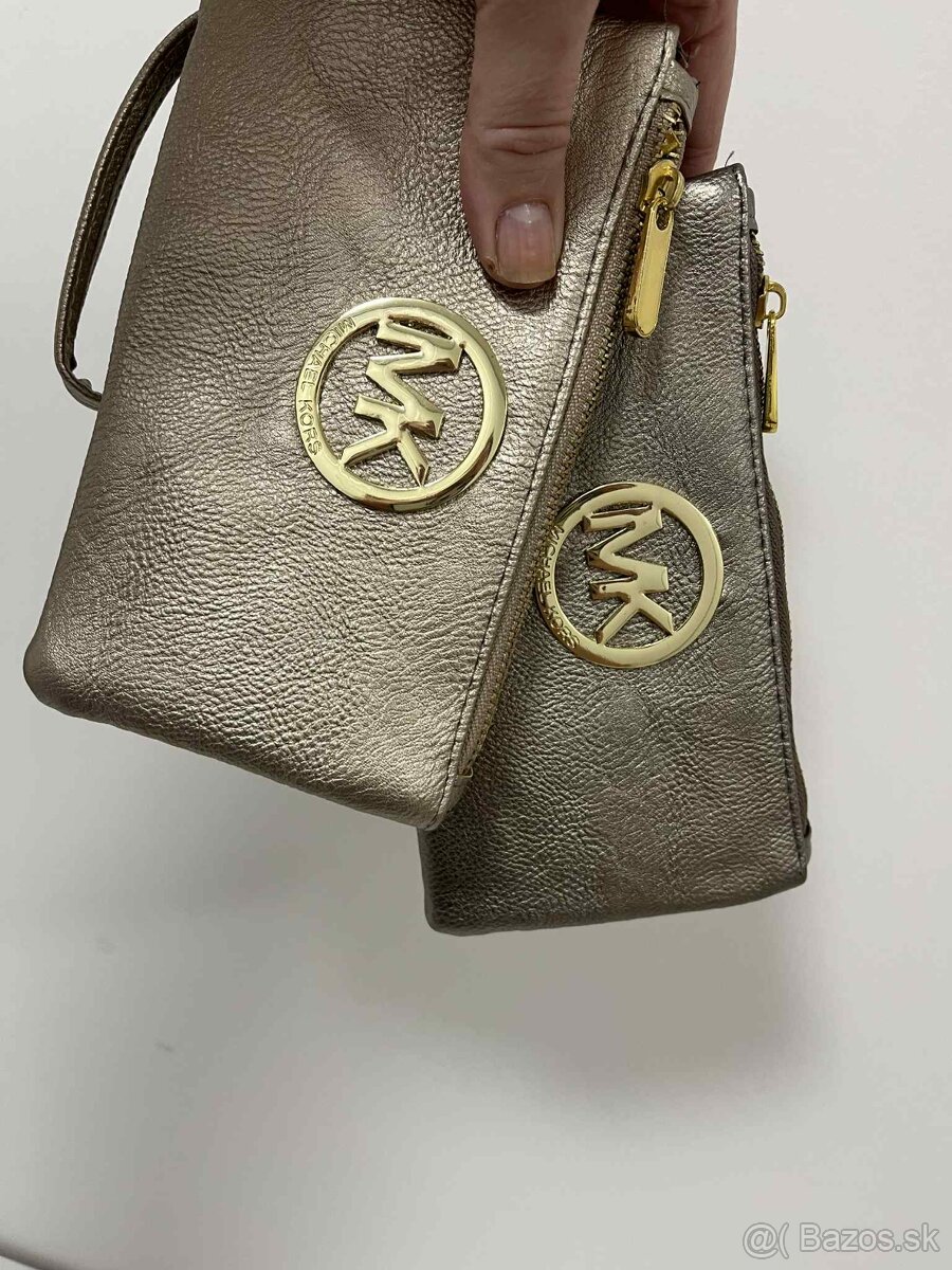 🤩 NOVÁ MK Wristlet Taštička/Peňaženka s 3 Priehradkami - 7