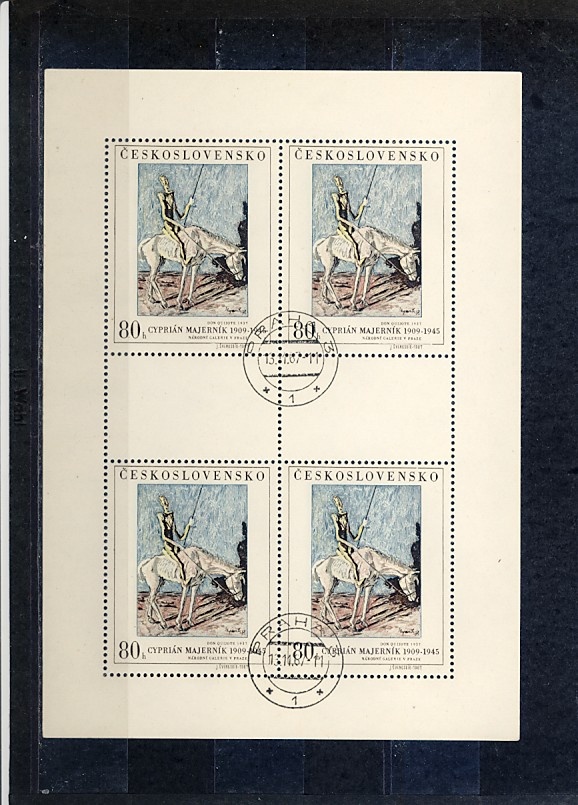 Poštové známky Československo 3 - 7