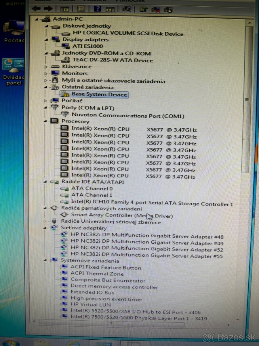 Server HP Proliant DL380 G7 + SAS disky - 7