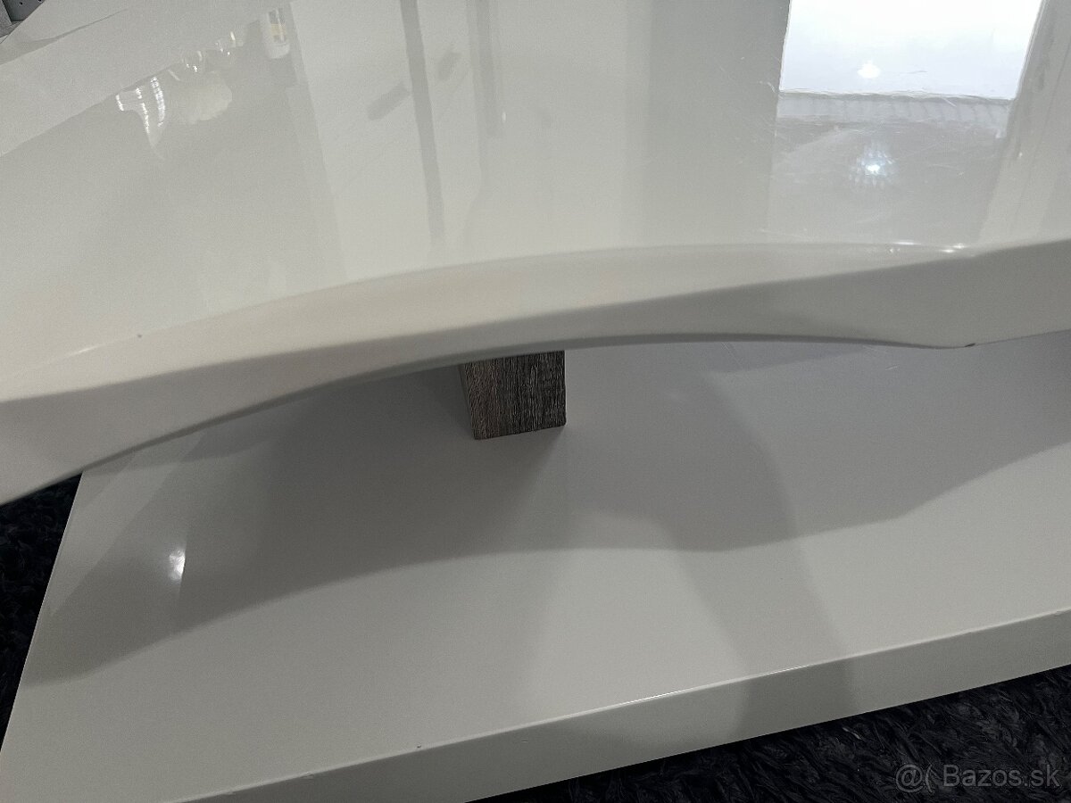 Konferenčný stolik biely - 7