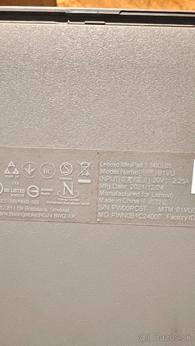 LENOVO IDEAPAD 1 14ADA05 - 7