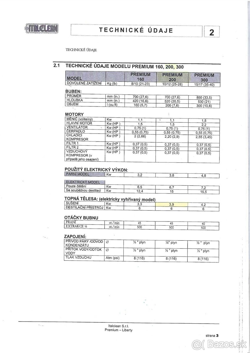 Chemicky stroj LIB200 - 7