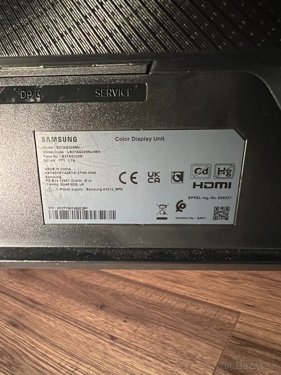 Samsung Odyssey G3 27" - 165Hz / 1ms - 7