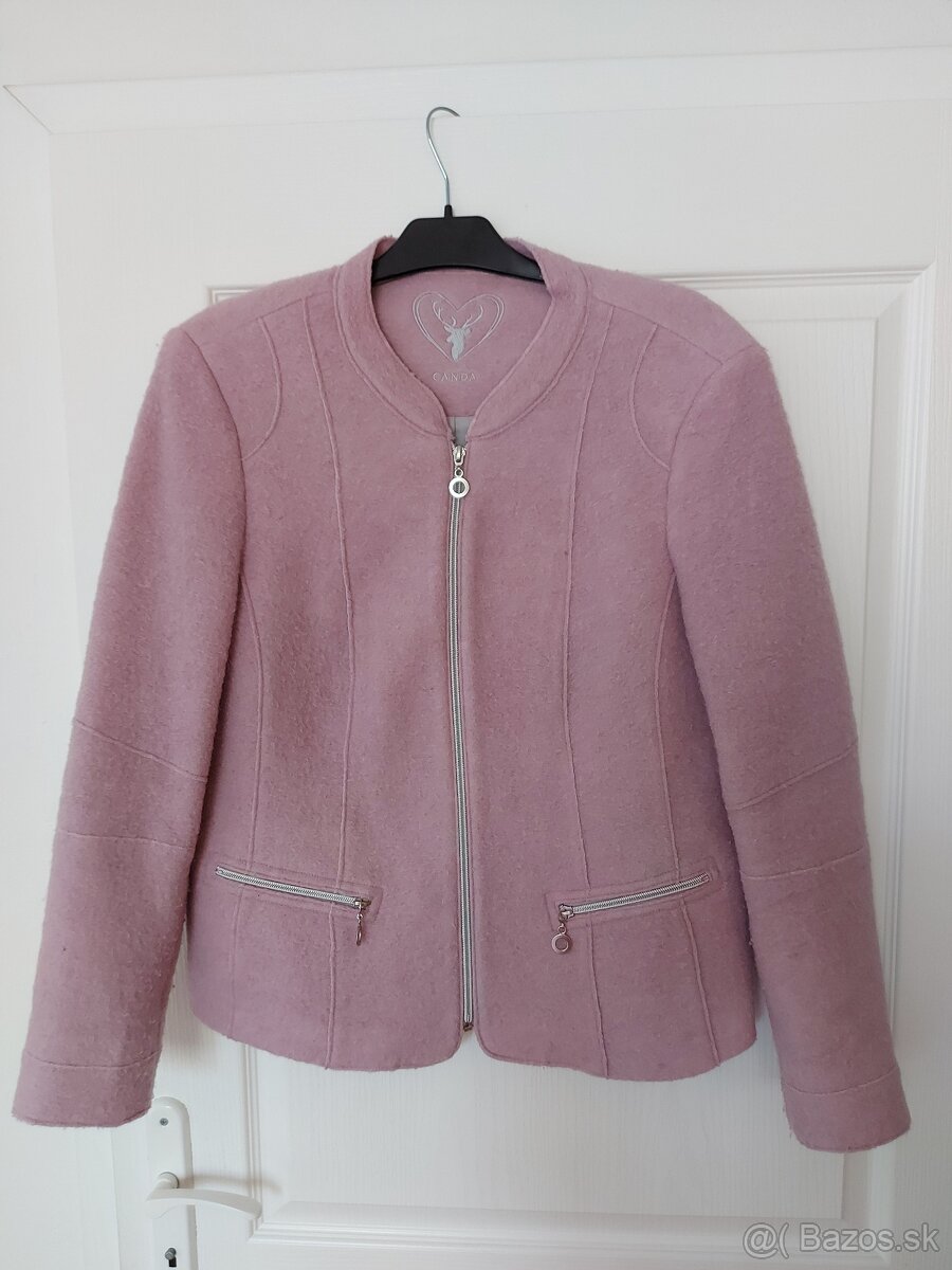 Kabátik, Sako Vlnené dámska bunda veľ. 44 C&A Canda - 7