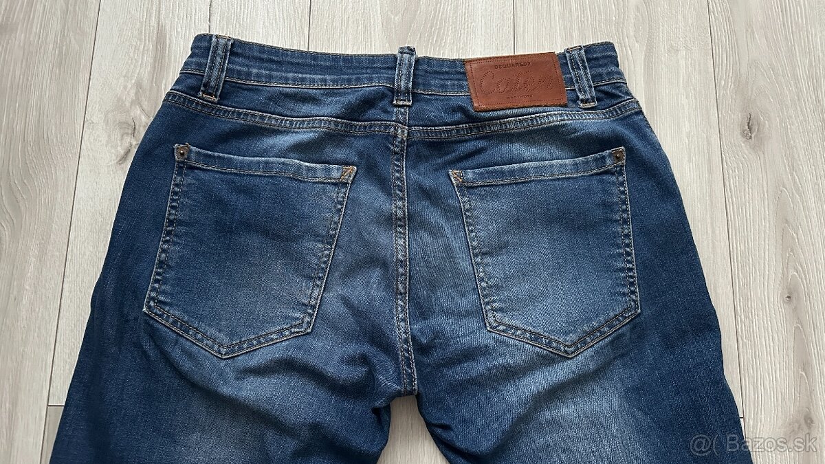Pánske štýlové džínsy DSQARED2 -veľkosť 48 - 32/32 - 7