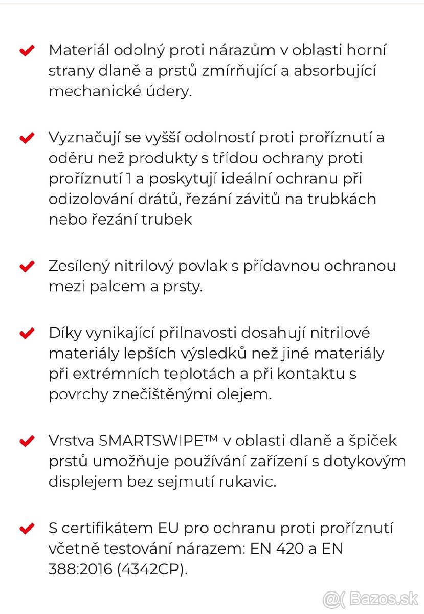 profesionálne pracovné Milwaukee a R-Flex rukavice 20 ks - 7