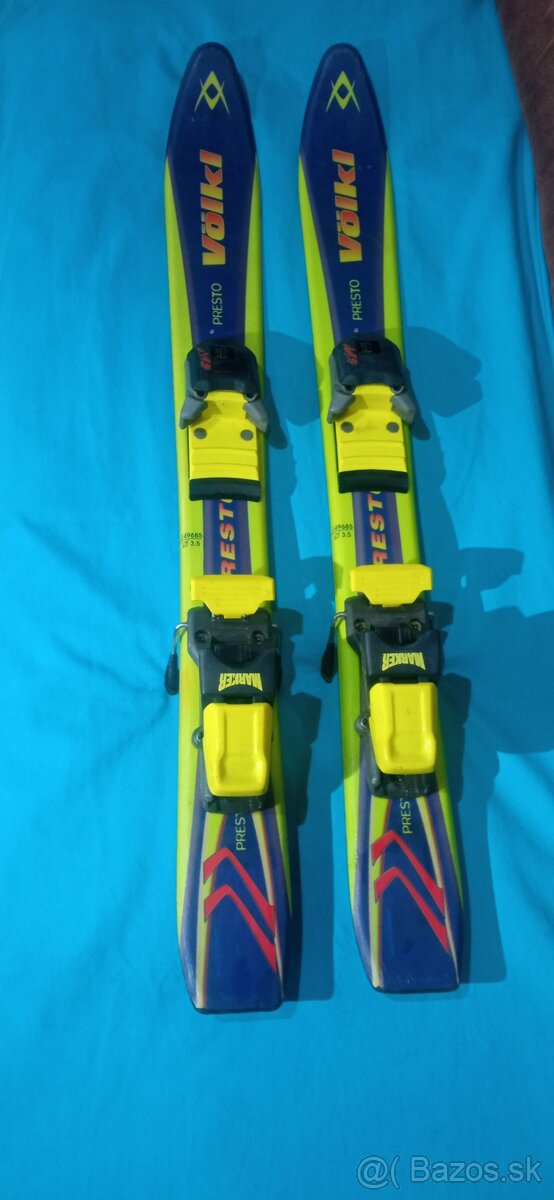 Predam detske lyze Volki Presto s viazanim + lyzuarky - 7