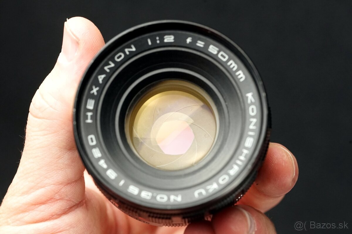 Konica Konishiroku Hexagon 50mm f2 - 7