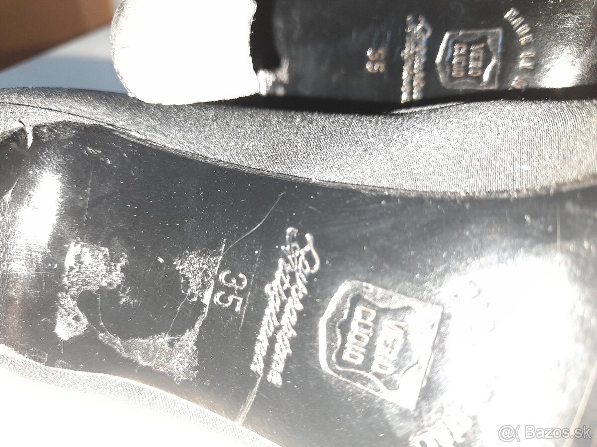 ZLAVA Predam cierne lodicky,vel.35 +slapky GRATIS - 7