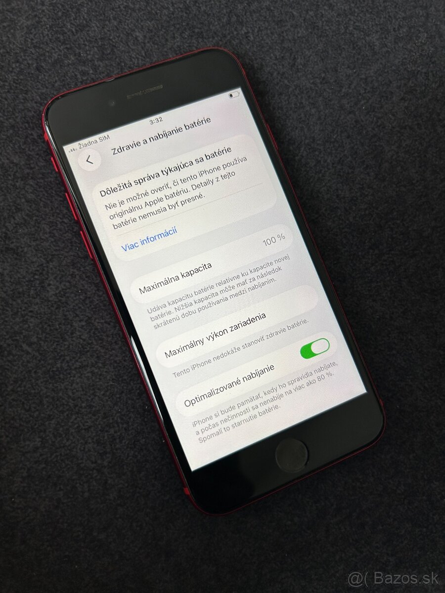 SE 2020 64GB red - 100% batéria - 7