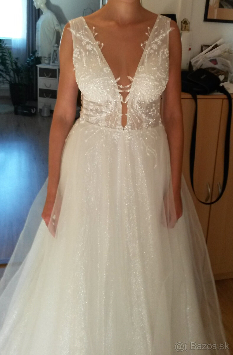 Predám svadobné šaty - 7