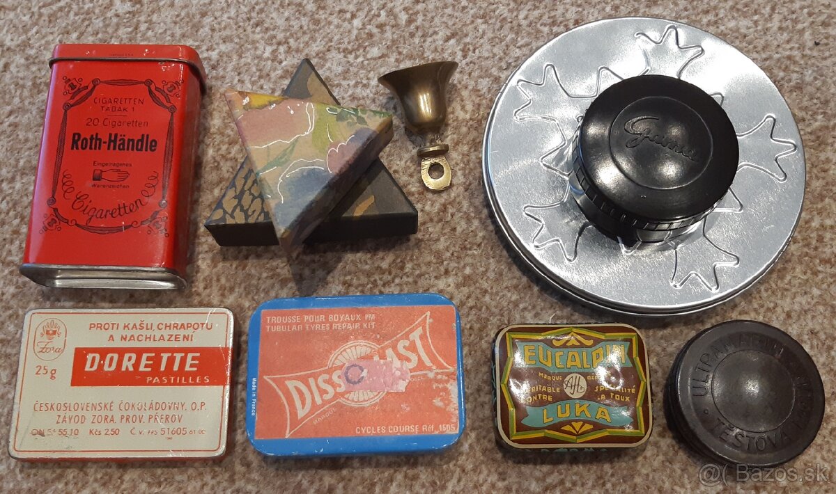 Stare krabicky aj CSSR, zvoncek, drobnosti - 7